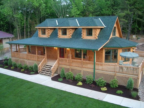 Log Cabin Landscaping Ideas - Landscaping Designs For Log Cabins